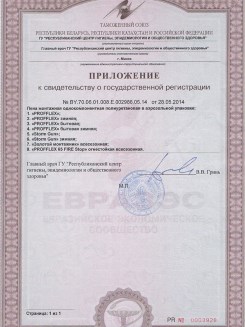 2015.03.25 Ноябрьск - Приложение к сертификату, Профили поливинилхлоридные системы Rehau.
